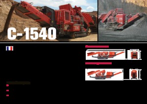 रबल रीसाइक्लिंग प्लांट Terex-Finlay C 1540 P