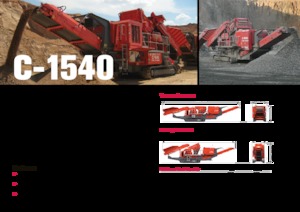 रबल रीसाइक्लिंग प्लांट Terex-Finlay C 1540