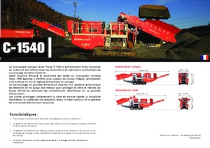 रबल रीसाइक्लिंग प्लांट Terex-Finlay C 1540