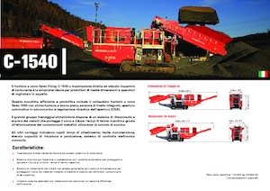 रबल रीसाइक्लिंग प्लांट Terex-Finlay C 1540