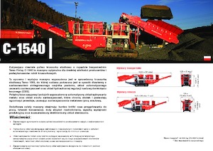 रबल रीसाइक्लिंग प्लांट Terex-Finlay C 1540