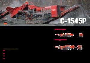 रबल रीसाइक्लिंग प्लांट Terex-Finlay C 1545 P