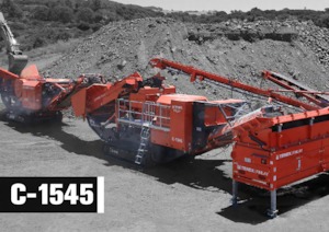 रबल रीसाइक्लिंग प्लांट Terex-Finlay C 1545