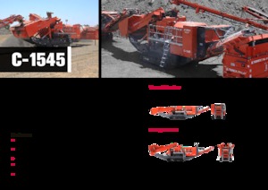 रबल रीसाइक्लिंग प्लांट Terex-Finlay C 1545