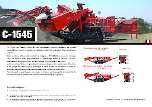 रबल रीसाइक्लिंग प्लांट Terex-Finlay C 1545