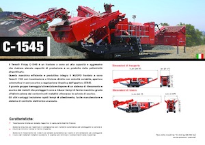 रबल रीसाइक्लिंग प्लांट Terex-Finlay C 1545