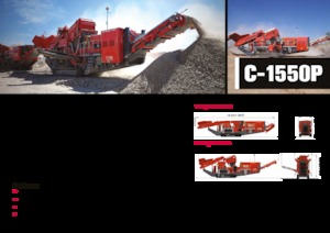 रबल रीसाइक्लिंग प्लांट Terex-Finlay C 1550 P