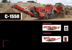 रबल रीसाइक्लिंग प्लांट Terex-Finlay C 1550