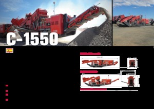 रबल रीसाइक्लिंग प्लांट Terex-Finlay C 1550