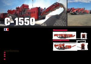 रबल रीसाइक्लिंग प्लांट Terex-Finlay C 1550