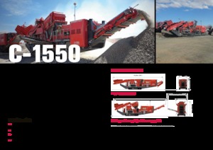 रबल रीसाइक्लिंग प्लांट Terex-Finlay C 1550