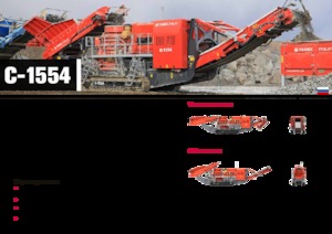रबल रीसाइक्लिंग प्लांट Terex-Finlay C 1554