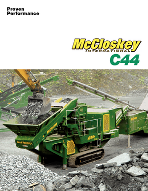 रबल रीसाइक्लिंग प्लांट McCloskey C44