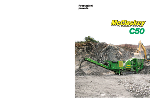 रबल रीसाइक्लिंग प्लांट McCloskey C50