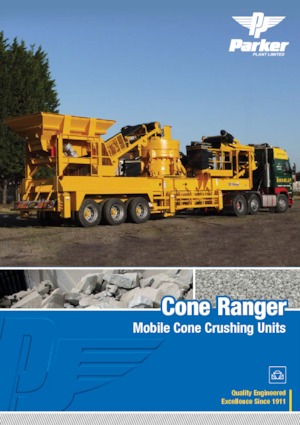 रबल रीसाइक्लिंग प्लांट Parker ConeRanger CE