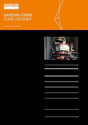 रबल रीसाइक्लिंग प्लांट Sandvik CS550