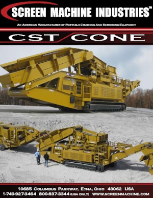 रबल रीसाइक्लिंग प्लांट Screen Machine Industries  CST