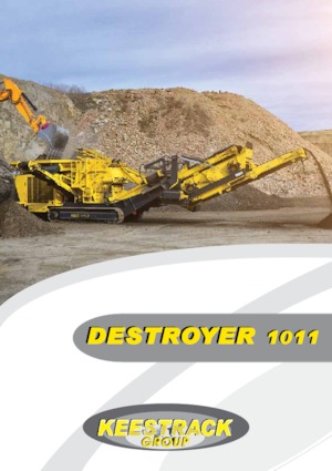 रबल रीसाइक्लिंग प्लांट Keestrack Destroyer 1011