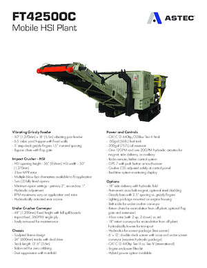रबल रीसाइक्लिंग प्लांट Astec FT4250