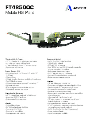 रबल रीसाइक्लिंग प्लांट Astec FT4250CC