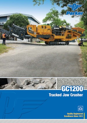रबल रीसाइक्लिंग प्लांट Parker GC1200