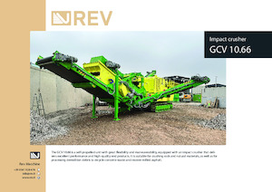 रबल रीसाइक्लिंग प्लांट REV GCV 10.66