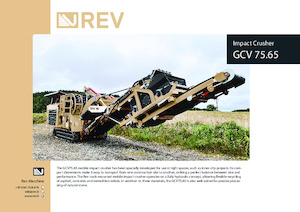 रबल रीसाइक्लिंग प्लांट REV GCV 75.65
