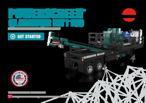 रबल रीसाइक्लिंग प्लांट Powerscreen Gladiator MT1150