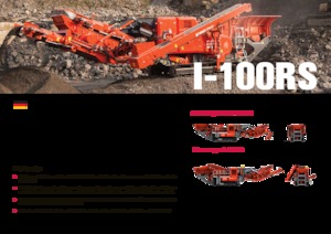 रबल रीसाइक्लिंग प्लांट Terex-Finlay I 100 RS