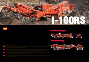 रबल रीसाइक्लिंग प्लांट Terex-Finlay I 100 RS