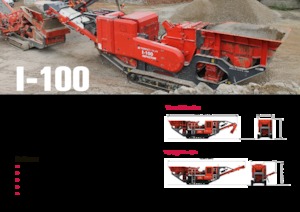 रबल रीसाइक्लिंग प्लांट Terex-Finlay I 100
