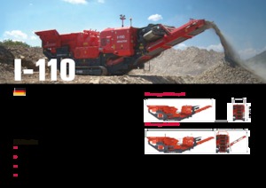 रबल रीसाइक्लिंग प्लांट Terex-Finlay I 110