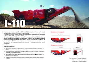 रबल रीसाइक्लिंग प्लांट Terex-Finlay I 110