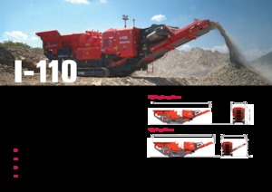 रबल रीसाइक्लिंग प्लांट Terex-Finlay I 110
