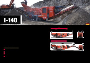 रबल रीसाइक्लिंग प्लांट Terex-Finlay I 140