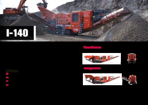रबल रीसाइक्लिंग प्लांट Terex-Finlay I 140