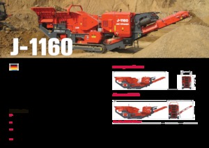 रबल रीसाइक्लिंग प्लांट Terex-Finlay J 1160