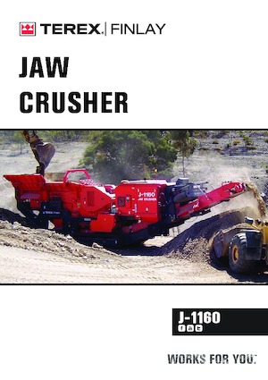 रबल रीसाइक्लिंग प्लांट Terex-Finlay J 1160