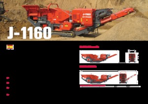 रबल रीसाइक्लिंग प्लांट Terex-Finlay J 1160