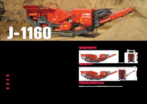 रबल रीसाइक्लिंग प्लांट Terex-Finlay J 1160