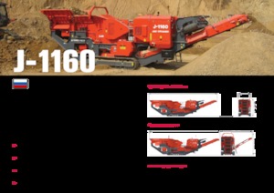 रबल रीसाइक्लिंग प्लांट Terex-Finlay J 1160