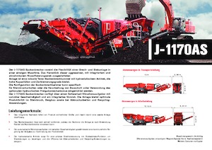 रबल रीसाइक्लिंग प्लांट Terex-Finlay J 1170 AS