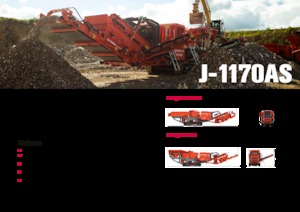 रबल रीसाइक्लिंग प्लांट Terex-Finlay J 1170 AS