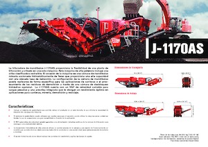 रबल रीसाइक्लिंग प्लांट Terex-Finlay J 1170 AS