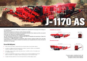 रबल रीसाइक्लिंग प्लांट Terex-Finlay J 1170 AS