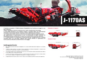 रबल रीसाइक्लिंग प्लांट Terex-Finlay J 1170 AS
