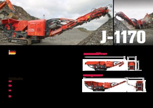 रबल रीसाइक्लिंग प्लांट Terex-Finlay J 1170