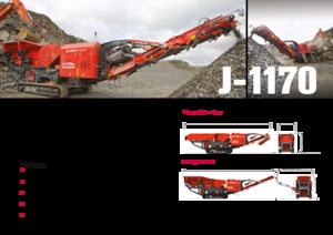 रबल रीसाइक्लिंग प्लांट Terex-Finlay J 1170