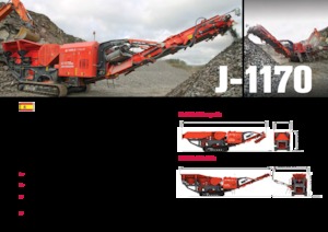 रबल रीसाइक्लिंग प्लांट Terex-Finlay J 1170