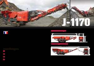 रबल रीसाइक्लिंग प्लांट Terex-Finlay J 1170